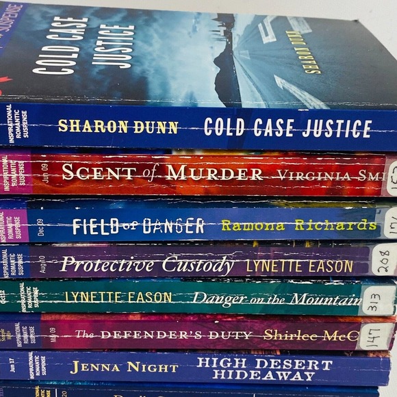Harlequin Love Inspired Suspense 10 Book‎ Lot Inspirational Romance Paperback - Picture 2 of 6